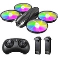 TOMZON A31 Drone for Kids, Mini RC Drone Toy with 7 Colors LED Lights, 3 Speeds Adjustable, 3D Flips, Kids Drones for Beginners Boys Girls Birthday Gifts, Headless Mode, Altitude H