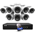 ANNKE 5MP Lite Wired Security Camera System with AI Human/Vehicle Detection, H.265+ 8CH Surveillance DVR with 1TB Hard Drive and 8 x 1080p HD Outdoor CCTV Camera, 100 ft Night Visi
