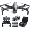 2-Axis Gimbal GPS EIS Drones with Camera for Adults 4K, Long Range Transmission, Auto Return Home Follow Me, DEERC Quadcopter with 2 Modular Batteries 52 Mins, Level 5 Wind Resista