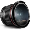 Altura Photo 58MM 0.35x Fisheye Canon Wide Angle Lens (w/Macro Portion) for DSLR Cameras EOS Rebel 70D 77D 80D 90D T8i T7 T7i T6i T6s T6 T5i T5 T4i T3i T100 SL1 SL2 SL3 - Wide Angl