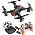 Syma X400 Mini Drone with Camera for Adults & Kids 720P Wifi FPV Quadcopter with App Control, Altitude Hold, 3D Flip, One Key Function, Headless Mode, 2 Batteries, Easy to Fly for