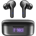 MOZOTER Bluetooth 5.3 Wireless Earbuds,Deep Bass Loud Sound Clear Call Noise Cancelling with 4 Microphones in-Ear Headphones with Wireless Charging Case Compatible for iPhone Andro