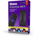 Roku Express 4K+ 2021 Streaming Media Player HD/4K/HDR with Smooth Wireless Streaming and Roku Voice Remote with TV Controls, Includes Premium HDMI Cable