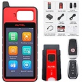 Autel MaxiIM KM100 2023 Version Key Fob Programmer Immobilizer Tool, Key Creation IMMO Learning Chip Read/Write/Clone, Frequency Detection 2pcs Programmable IKEY for 90% Cars, Lite