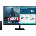SAMSUNG 32 M7 Smart Monitor&Streaming TV, 4K UHD, Adaptive Picture, Ultrawide Gaming View, Watch Netflix, HBO, PrimeVideo, AppleAirplay, Alexa,BuiltIn Speakers, Remote,HDMI,USB-C,L