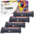 Toner Bank Compatible Toner Cartridge Replacement for Brother TN660 TN630 TN 660 630 TN-660 TN-630 HL-L2380DW MFC-L2700DW HL-L2300D HL-L2320D HL-L2340DW L2540DW Printer High Yield
