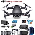 DJI Mavic Air Fly More Combo Drone - Quadcopter with 64gb SD Card - 4K Professional Camera Gimbal ? 4 Battery Bundle - Kit - with Must Have Accessories (Onyx Black)