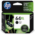 Original HP 64XL Black High-yield Ink Cartridge Works with HP ENVY Inspire 7950e; ENVY Photo 6200, 7100, 7800; Tango Series Eligible for Instant Ink N9J92AN