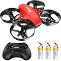Potensic A20 Mini Drone for Kids and Beginners RC Nano Quadcopter 2.4G 6 Axis, Altitude Hold, Headless Mode Safe and Stable Flight, 3 Batteries, Great Gift Toy for Boys and Girls -