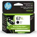 Original HP 67XL Black High-yield Ink Cartridge Works with HP DeskJet 1255, 2700, 4100 Series, HP ENVY 6000, 6400 Series Eligible for Instant Ink 3YM57AN