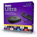 Roku Ultra Streaming Device HD/4K/HDR/Dolby Vision with Dolby Atmos, Bluetooth Streaming, and Roku Voice Remote with Headphone Jack and Personal Shortcuts, includes Premium HDMI C
