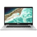ASUS Chromebook Laptop- 15.6 HD Anti-Glare NanoEdge-Display, Intel Dual Core Celeron N3350-Processor, 4GB-RAM, 64GB eMMC, 180 Degree-Hinge, Chrome OS- C523NA-BCLN6 Silver
