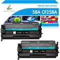 TRUE IMAGE Compatible Toner Cartridge Replacement for HP 58A CF258A 58X CF258X M428fdw HP Pro M404n M404dn M404dw MFP M428fdn M428dw M304 M404 M428 Printer Toner (Black, 2-Pack)