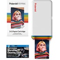 The Imaging World Polaroid Hi-Print - Bluetooth Connected 2x3 Pocket Phone Photo Printer with Polaroid Hi·Print 2x3 Paper Cartridge (20 Sheets) and Microfiber Cloth