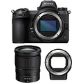 Nikon Z7 Mirrorless Digital Camera with 24-70mm Lens FTZ Mount Adapter Bundle