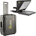 Ikan 12-inch Portable Teleprompter Kit w/Rolling Case, Adjustable Glass Frame, Easy to Assemble, Extreme Clarity (PT1200-TK) - Black