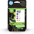 Original HP 902 Black, Cyan, Magenta, Yellow Ink Cartridges (4-pack) Works with HP OfficeJet 6950, 6960 Series, HP OfficeJet Pro 6960, 6970 Series Eligible for Instant Ink X4E05AN