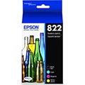 EPSON T822 DURABrite Ultra -Ink Standard Capacity Black & Color -Cartridge Combo Pack (T822120-BCS) for Select Epson Workforce Pro Printers