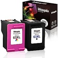 Inktopia Remanufactured Ink Cartridge Replacement for HP 63XL 63 XL Black and Color use with HP Officejet 5255 5258 3830 3833 4650 Envy 4520 4516 DeskJet 1112 2132 3633 3634 Printe