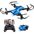 Drone with 1080P HD Camera for Adults, DROCON Spacekey Remote Control Drone for Kids Beginners, Drones Quadcopter with WiFi FPV Live Video, Foldable Drones with Gravity Control, On
