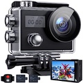 CAMWORLD Waterproof Action Camera 4k Underwater Camera,IPS Touch Screens,Anti- Shaking EIS,170° Wide Angle,20MP Photos,131FT Waterproof Sport Cameras with WiFi & Remote Control