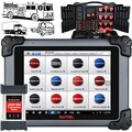 Autel MaxiSys CV MS908CV Heavy Duty Truck Diagnostic Tool, 2023 Newest Bidirectional Diesel & Gasoline Scanner, Advanced ECU Coding, J2534 ECU Programmer, 25 Service, 23 Adaptation