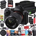Sony a7 II Full-Frame Alpha Mirrorless Digital Camera a7II ILCE-7M2/K with FE 28-70mm F3.5-5.6 OSS Lens Kit and Deco Gear Professional Photo Video Camera Case 2X Extra Battery Powe