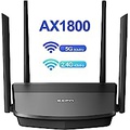 ECPN WiFi Router AX1800 Smart WiFi 6 Router, Computer Router, Wireless Router, AX Router, Gigabit Router with Dual-Band, US BROADCOM Processor Offer Speedy Stream for Large Home