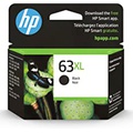 HP 63XL Black High-yield Ink Cartridge Works with HP DeskJet 1112, 2130, 3630 Series; HP ENVY 4510, 4520 Series; HP OfficeJet 3830, 4650, 5200 Series Eligible for Instant Ink F6U64