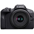 Canon EOS R100 RF-S18-45mm F4.5-6.3 is STM & RF-S55-210mm F5-7.1 is STM Lens Kit, Mirrorless Camera, RF Mount, 24.1 MP, Continuous Shooting, Full HD Video, 4K, Lightweight, Wi-Fi,