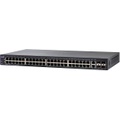 CISCO DESIGNED Cisco SF250-48 Smart Switch 48 Fast Ethernet Ports 4 Gigabit Ethernet (GbE) Ports Limited Lifetime Protection (SF250-48-K9-NA)