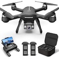 Holy Stone HS700E 4K UHD Drone with EIS Anti Shake 130 FOV Camera for Adults, GPS Quadcopter with 5GHz FPV Transmission, Brushless Motor, Easy Auto Return Home, Follow Me and Outdo