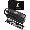 GIGABYTE AORUS Gen5 12000 SSD 2TB PCIe 5.0 NVMe M.2 Internal Solid State Hard Drive with Read Speed Up to 12400MB/s, Write Speed Up to 11800MB/s, AG512K2TB