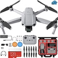DJIK DJI Mavic Air 2 - Drone Quadcopter UAV with 48MP Camera, Case, 128gb SD Card, Landing pad Kit with Must Have Accessories