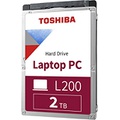 Toshiba HDWL120XZSTA L200 2TB Laptop PC Internal Hard Drive 5400 RPM SATA 6Gb/s 128 MB Cache 2.5 9.5mm Height - 2000 Internal Bare/OEM Drive