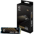 MSI SPATIUM M390 NVMe M.2 500GB Internal Gaming SSD PCIe Gen3 up to 3300MB/s 3D NAND Up to 1200 TBW