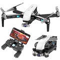 SIMREX X20 GPS Drone with 4K HD Camera 2-Axis Self stabilizing Gimbal 5G WiFi FPV Video RC Quadcopter Auto Return Home with Follow Me Altitude Hold Headless Brushless Motor Remote