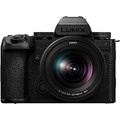 Panasonic LUMIX S5IIX Mirrorless Camera, 24.2MP Full Frame with Phase Hybrid AF, Unlimited 4:2:2 10-bit Recording, 5.8K Pro-Res, RAW Over HDMI, IP Streaming with 20-60mm F3.5-5.6 L
