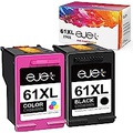 ejet 61XL Ink Cartridges Replacement for HP Ink 61 HP61XL HP 61 Ink Cartridges for HP Printer Envy 4500 4502 5530 5534 officejet 4630 4635 Deskjet 3050A 1010 1512 3054 CR259FN (1 B