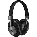 MASTER & DYNAMIC MW60G1 MW60 Wireless Bluetooth Foldable Headphones - Premium Over-The-Ear Headphones - Noise Isolating - Portable, Gunmetal/Black Leather