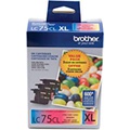 Brother Genuine High Yield Color Ink Cartridge, LC753PKS, Replacement 3 Pack Color Ink, Includes 1 Cartridge Each of Cyan, Magenta & Yellow, Page Yield Up To 600 Pages/Cartridge, L