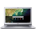 Acer Chromebook 15, Intel Celeron N3350, 15.6 Full HD Touch, 4GB LPDDR4, 32GB Storage, Google Chrome, Pure Silver, CB515-1HT-C2AE, 15-15.99 Inches