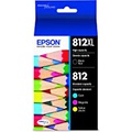 EPSON T812 DURABrite Ultra Ink High Capacity Black & Standard Color Cartridge Combo Pack (T812XL-BCS) for select Epson WorkForce Pro Printers