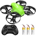 Potensic Upgraded A20 Mini Drone Easy to Fly Even to Kids and Beginners, RC Helicopter Quadcopter with Auto Hovering, Headless Mode, 3 Batteries and Remote Control, Gift Choice for