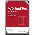 Western Digital 14TB WD Red Pro NAS Internal Hard Drive HDD - 7200 RPM, SATA 6 Gb/s, CMR, 512 MB Cache, 3.5 -WD142KFGX