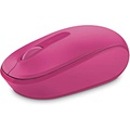 Microsoft Wireless Mobile Mouse 1850 - Magenta Pink . Comfortable Right/Left Hand Use, Wireless Mouse with Nano transceiver, for PC/Laptop/Desktop, works with Mac/Windows 8/10/11 C