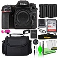Nikon D7500 20.9MP DSLR Digital Camera (Body Only) (1581) Deluxe Bundle Kit with Sandisk 64GB SD Card + Large Camera Gadget Bag + Spare EN-EL15 Battery + Camera Cleaning Kit + More