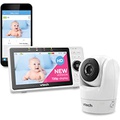 VTech Upgraded Smart WiFi Baby Monitor VM901, 5-inch 720p Display, 1080p Camera, HD NightVision, Fully Remote Pan Tilt Zoom, 2-Way Talk, Free Smart Phone App, Works with iOS, Andro