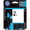 Original HP 15 Black Ink Cartridge Works with HP DeskJet 810, 825, 840, 920, 940, 3820; HP OfficeJet V40, 5110; HP PSC 500, 750, 950; HP Fax 1230 Series C6615DN