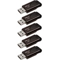 PNY 32GB Attache 4 USB 2.0 Flash Drive 5-Pack,Black